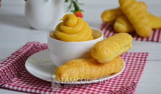 заварное тесто для эклеров