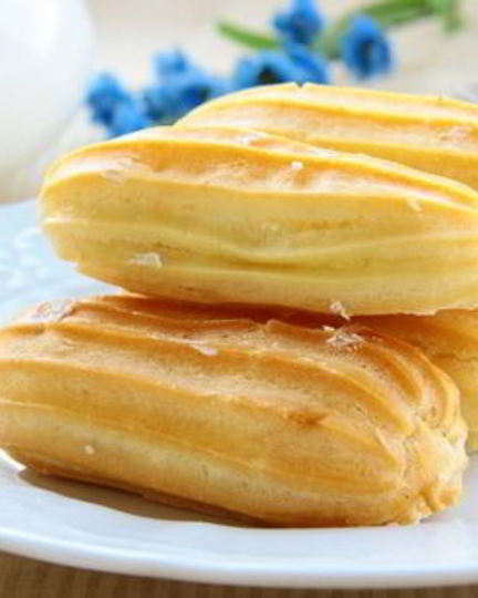 Рецепт заварных эклеров со сливочным кремом