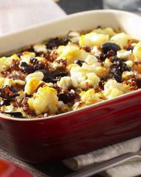 Греческая запеканка из цветной капусты