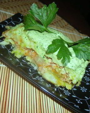 Кабачковая запеканка-пирог с мясом