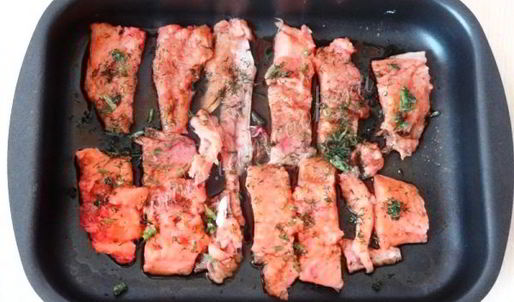 картофельная запеканка с горбушей