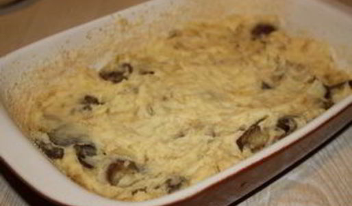 картофельно-грибная запеканка