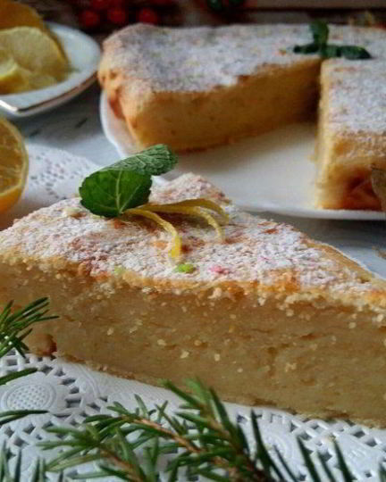 Рецепт лимонной запеканки с рикоттой