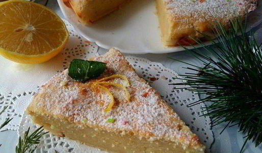 лимонная запеканка с рикоттой