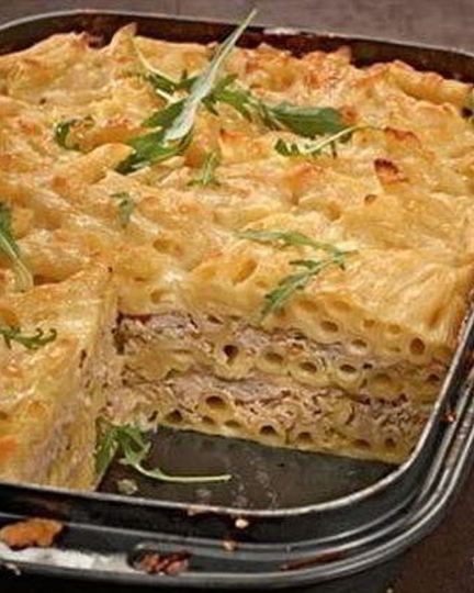Рецепт макаронной запеканки с фаршем