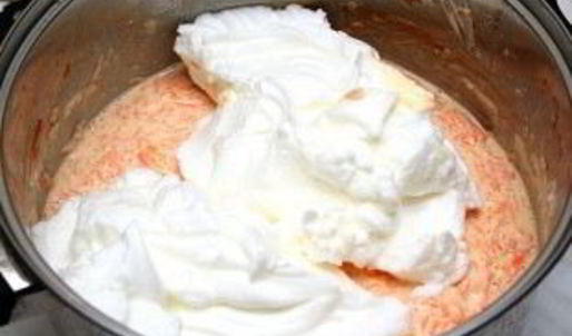 морковная запеканка с творогом