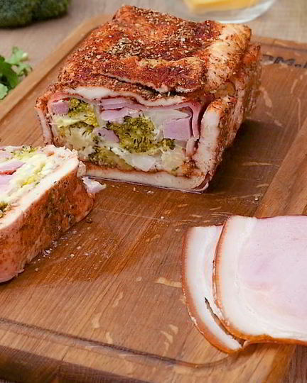 Рецепт мясной запеканки с брокколи