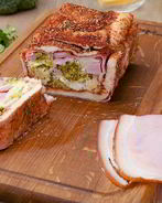 Мясная запеканка с брокколи