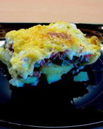 Мясная запеканка с картофелем