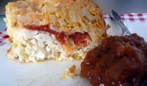 рисовая запеканка летний цветок