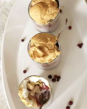 Рисовая запеканка с ревенем