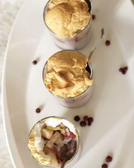 Рецепт рисовой запеканки с ревенем