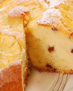 Творожная запеканка с ананасами