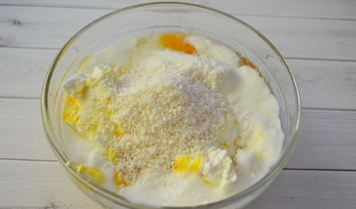 творожная запеканка с кокосовой стружкой