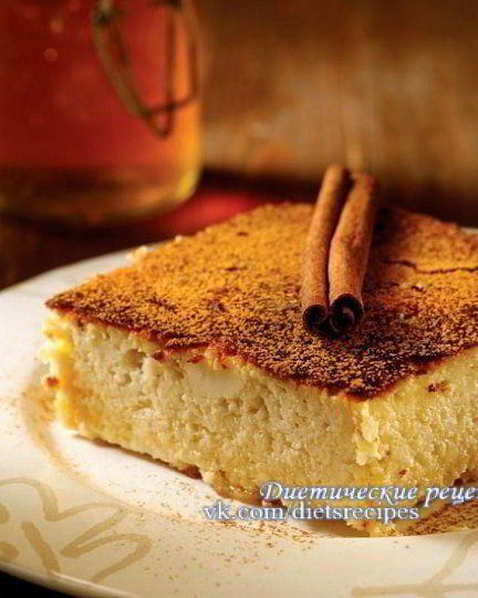 Рецепт творожной запеканки с корицей