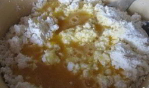 творожная запеканка с кукурузной мукой