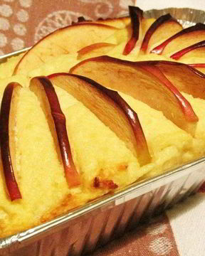 Творожная запеканка с яблоками