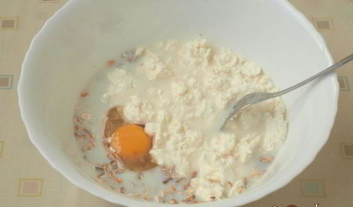 творожно-овсяная запеканка с вишней