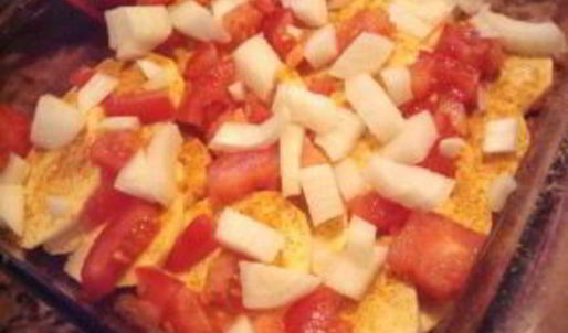 вегетарианская картофельная запеканка