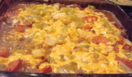 вегетарианская картофельная запеканка