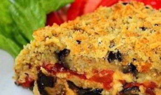 запеканка из баклажанов с помидорами и сыром