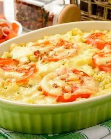 Рецепт запеканки из фарша и сладкого картофеля