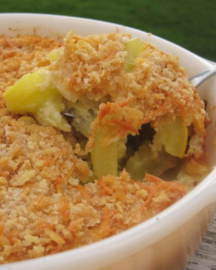 Рецепт запеканки из кабачков и сыра