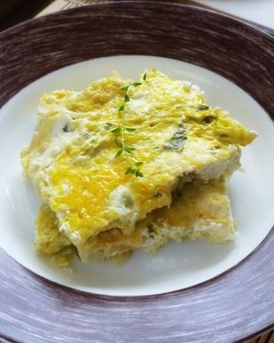 Запеканка из кабачков с фетой