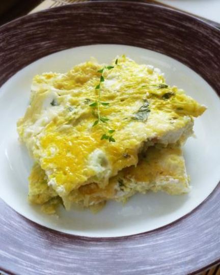 Рецепт запеканки из кабачков с фетой