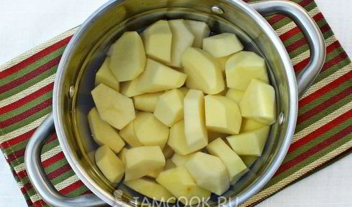 запеканка из картофельного пюре с фаршем