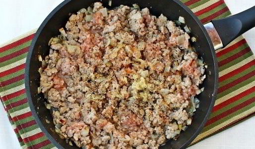 запеканка из картофельного пюре с фаршем