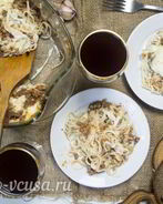 Запеканка из макарон с фаршем