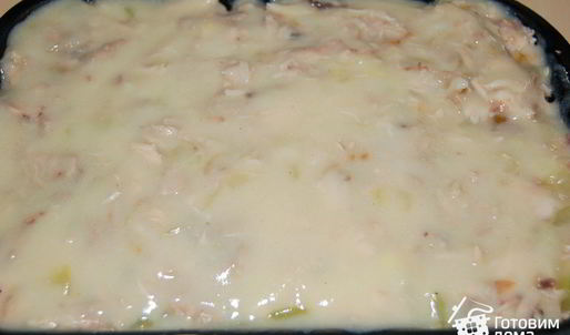 запеканка из макарон с курицей