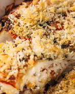 Запеканка из мидий с овощами