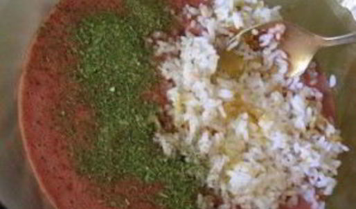 запеканка из печени с рисом