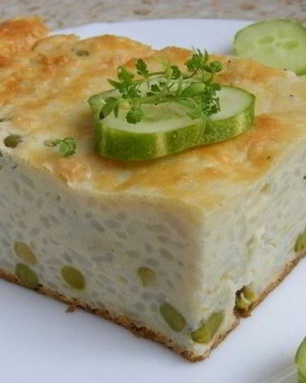 Рецепт запеканки из риса в духовке