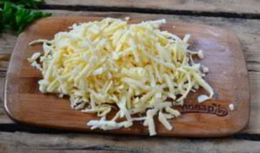запеканка из тертого картофеля с сыром и чесноком