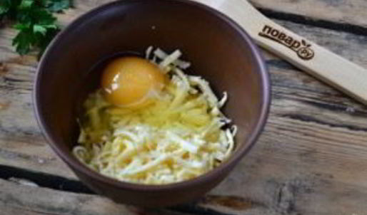 запеканка из тертого картофеля с сыром и чесноком