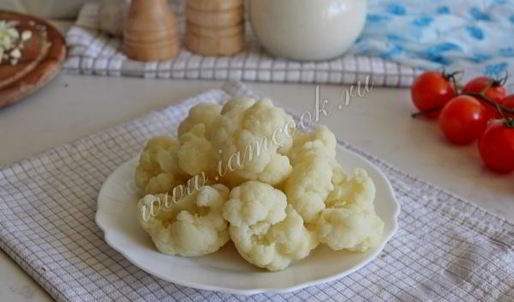 запеканка из цветной капусты с макаронами