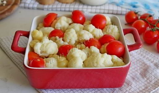 запеканка из цветной капусты с макаронами