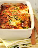 Запеканка из цветной капусты с рыбой