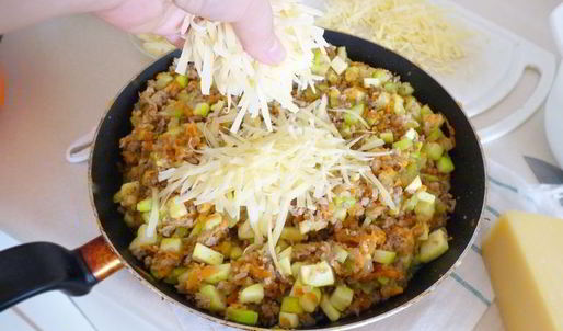 запеканка кабачковая с мясом