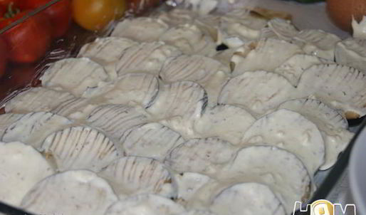 запеканка овощная с чесночком и сметаной