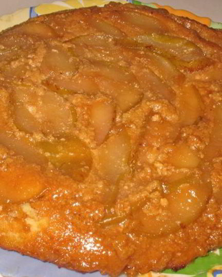 Рецепт запеканки-перевертыша с грушей