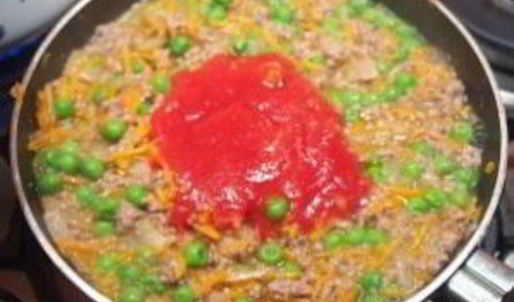 запеканка с фаршем с овощами