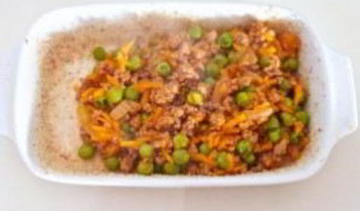 запеканка с фаршем с овощами