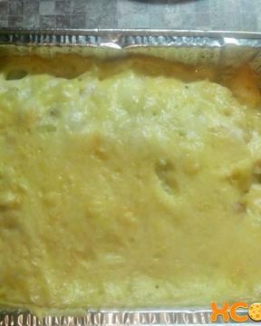 Запеканка с курицей и картошкой