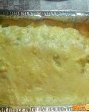 Запеканка с курицей и картошкой