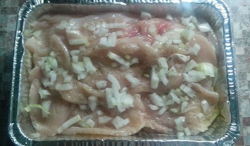 запеканка с курицей и картошкой