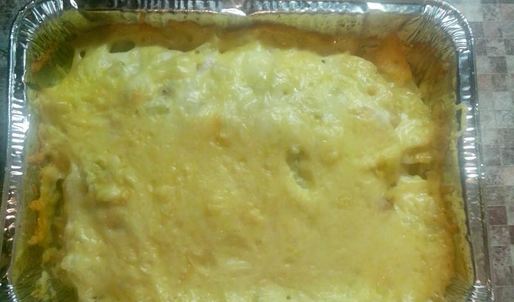 запеканка с курицей и картошкой